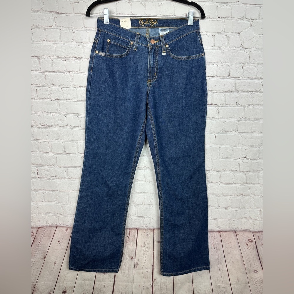Cruel Girl Vista Womens Western  Cowboy Cowgirl boot cut jeans,‎ sz 5 Short, NWT